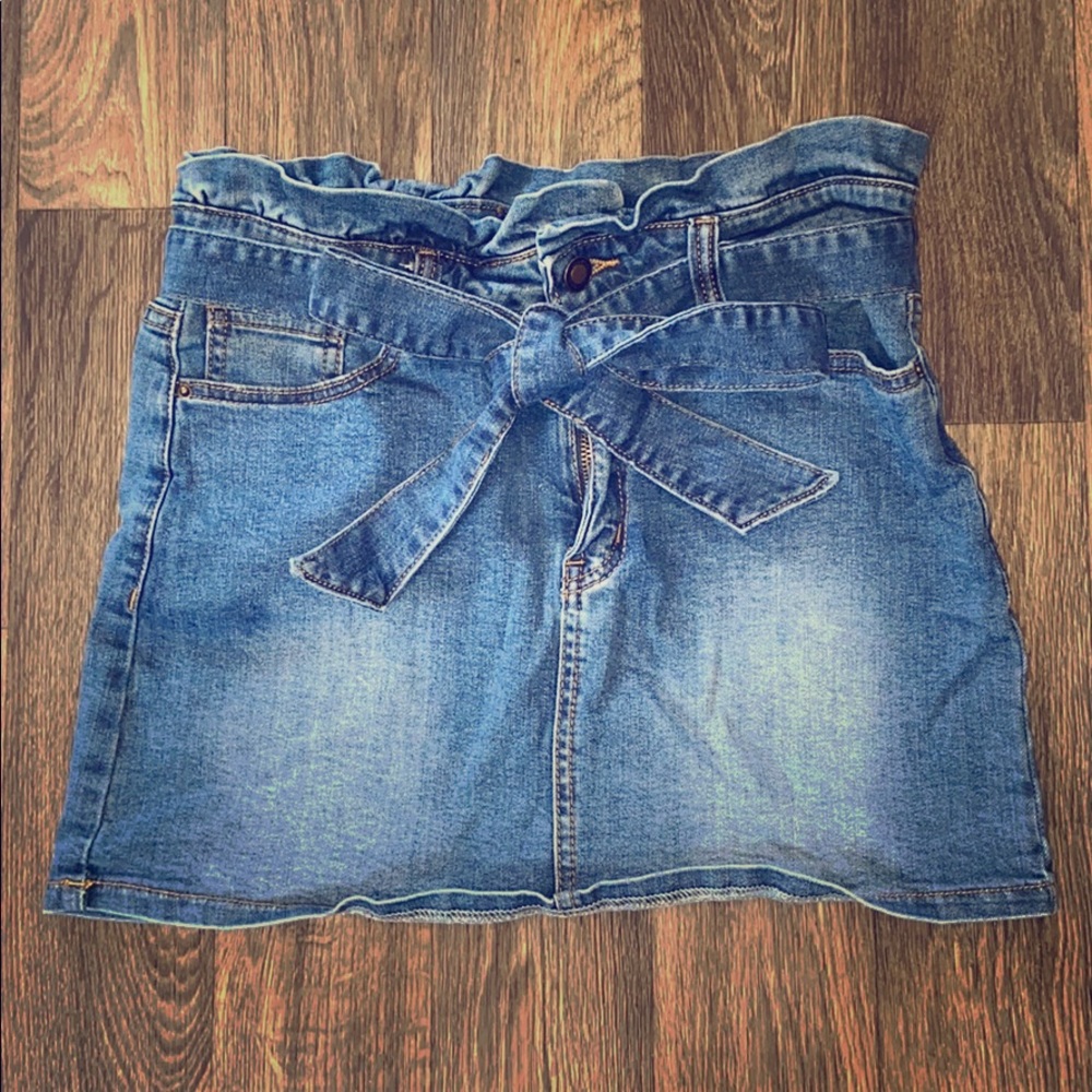 Denim Mini Skirt